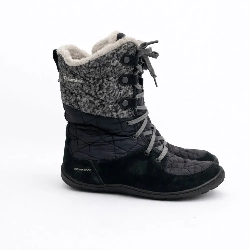 Columbia Women's Black and Gray Winter Boots